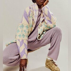 FREE PEOPLE bright optimistic cardi